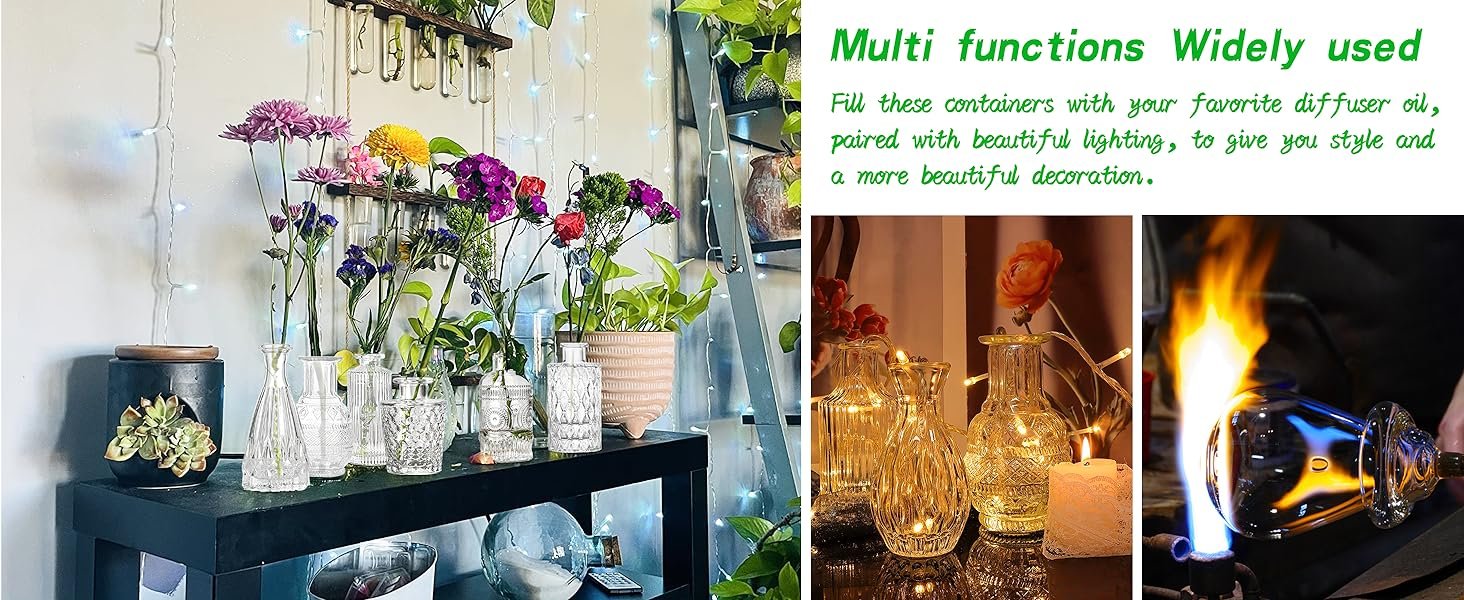 Glass Bud Vases Set of 20