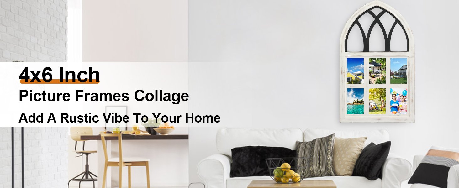 4x6 Rustic Picture Frames Collage