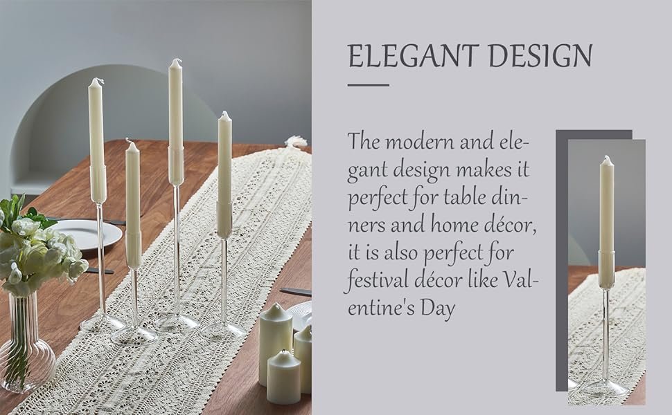 glass candle holder decor