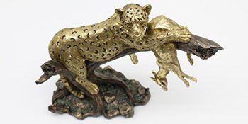 Jaguar Cheetah Statue