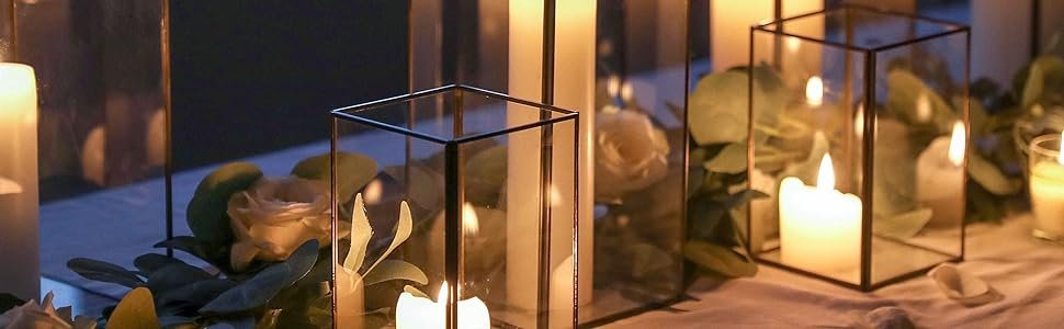 Decorative tealight candle holders