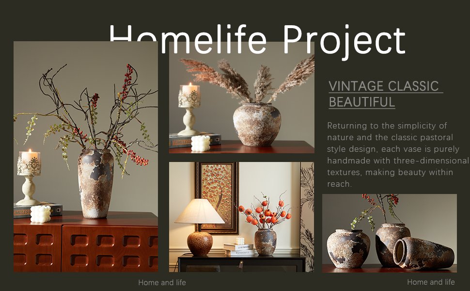 Farmhouse Terracotta Vases