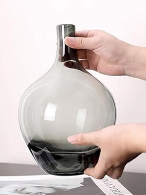 Large Black Vase for Decor Tall Black Vases for Table Centerpieces